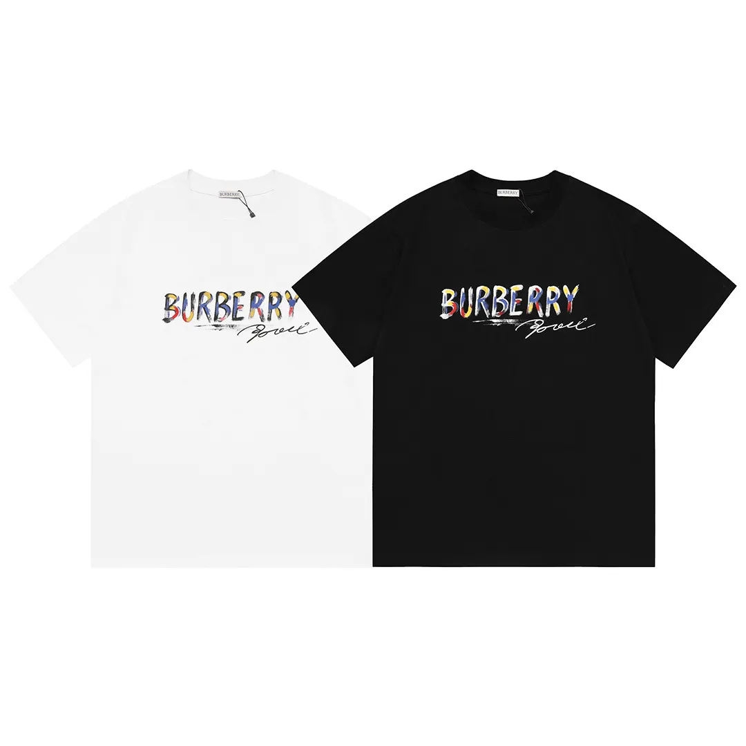 BBR BURBERRY 2026New Arrival logo Same Style t · 300 100％ · 32 · ：Black Size：XS S M L